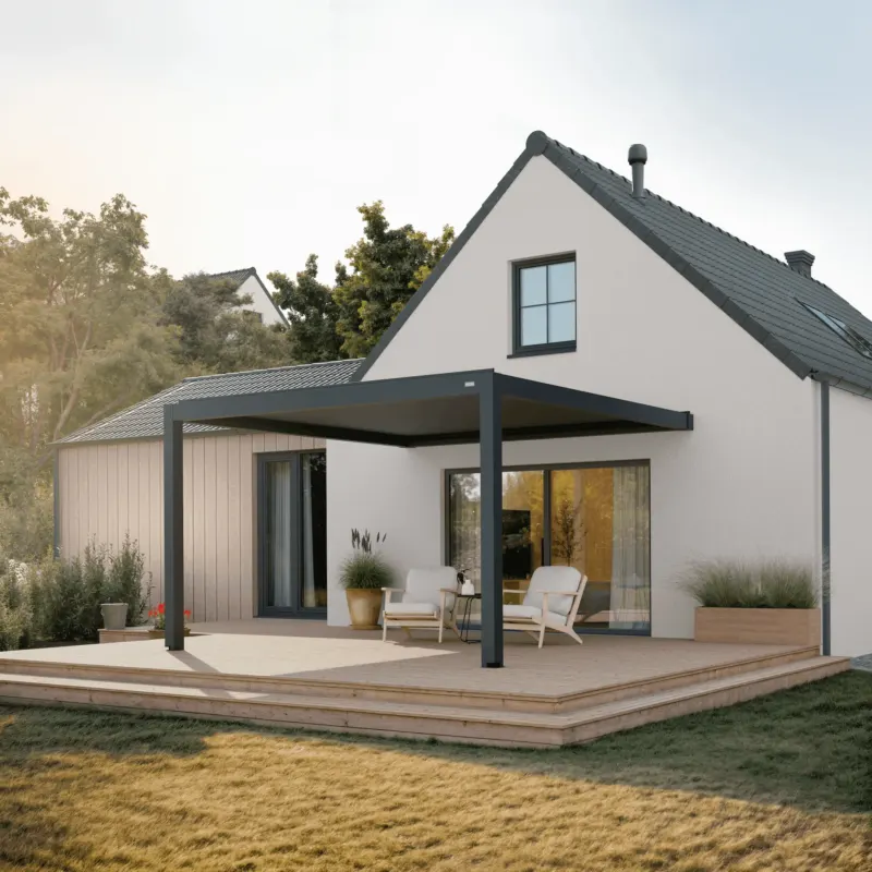 HUUN Pergola Equa, Lamellendach elektrisch mit LED