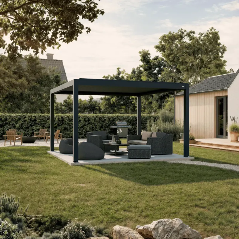 HUUN Pergola Equa, Lamellendach elektrisch mit LED