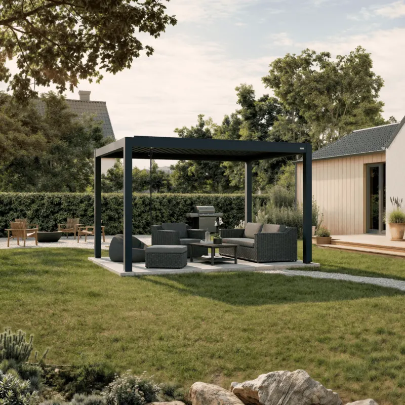 HUUN Pergola Piano, Lamellendach manuell